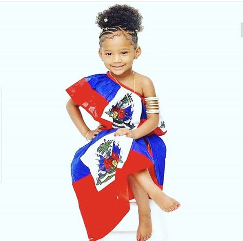 Haitian Flag Clothing, Haiti History, Haitian Flag, Puerto Rican Pride, Every Child Matters, Black Kids, Kids' Fashion, Black Is Beautiful, Haiti