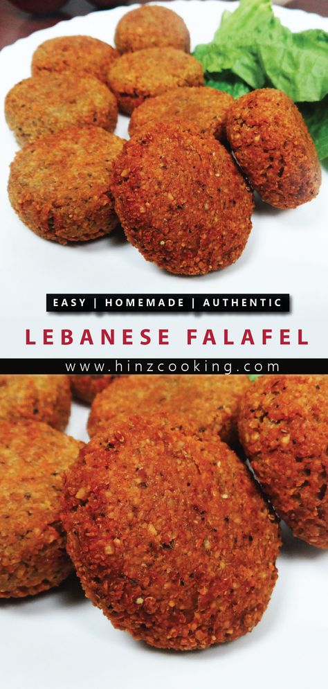 Lebanese Falafel Recipe Mediterranean Recipes Authentic, Gluten Free Lebanese Recipes, Lebanon Food Lebanese Cuisine, Lentil Falafel Recipe, Lebanese Vegan Recipes, Easy Halal Recipes, Saudi Arabia Recipes, Vegan Lebanese Recipes, Lebanese Recipes Vegetarian