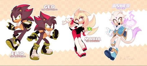 Rouge And Knuckles, Silver And Blaze, Sonic Project, Maria The Hedgehog, Sonic Underground, Cartoon Characters As Humans, The Offspring, Sonic Heroes, Sonic Characters