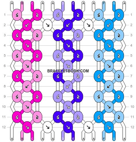 Normal pattern #36973 | BraceletBook Cute Normal Bracelet Patterns, Beginner Alpha Bracelet Patterns, Bracelet Patterns Easy, Braclet Book Patterns, Easy Friendship Bracelets Patterns, 44337 Bracelet Pattern, Bracelet Book Normal Patterns, Bird Friendship Bracelet Pattern, Diy Friendship Bracelets Tutorial