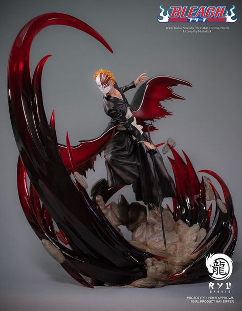 Ichigo Hollow Mask, Ichigo Hollow, Hollow Mask, Bleach Figures, Pokemon Lugia, Bleach Anime Ichigo, Kurosaki Ichigo, Ichigo Kurosaki, Anime Bleach