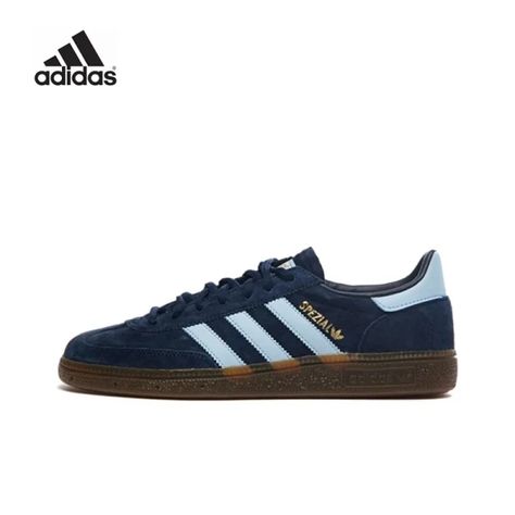 Just found this amazing item on AliExpress. Check it out! AU$147.99 | Adidas oriqinals Handball Spzl Non-slip low top men's and women's board shoes blue brown Adidas Handball Spezial, Adidas Handball, Skateboarding Shoes, Adidas Spezial, 2024 Style, Walking Sneakers, Breathable Sneakers, Shoes Blue, Training Shoes