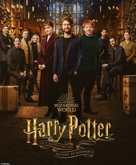 Harry Potter Main Characters, Return To Hogwarts, Daniel Radcliffe Emma Watson, Harry Potter Play, Alfred Enoch, Beast Film, Robbie Coltrane, Matthew Lewis, Harry Potter Actors