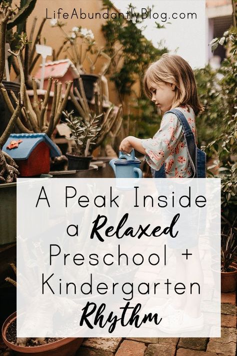 Kindergarten Circulum, How To Cram, School For Kindergarten, Life Abundantly, Waldorf Preschool, Preschool Schedule, Homeschool Preschool Activities, Waldorf Homeschool, Our Father In Heaven