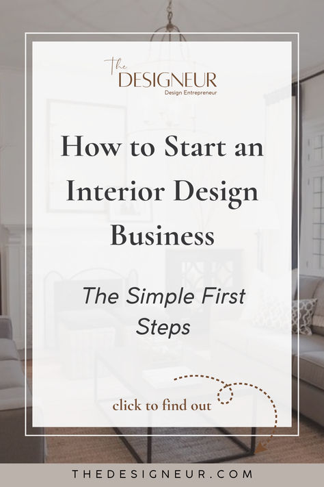 Are you looking to start an interior design business? Great, you’re in for an amazing journey! In this guide, we discover the most efficient way to launch your interior design business and get it off the ground fast.  READ >> How To Become An Interior Designer, Interior Design Business Plan, Interior Design Career, Interior Design Process, Business Structure, Sensory Room, Business Courses, Interior Design Company, Interior Design Business