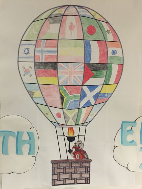 Art Around The World For Kids, Summer School Themes, European Day Of Languages, 2nd Grade Crafts, Art Competition Ideas, Around The World Theme, European Flags, Different Flags, French Activities