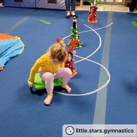 Christmas Preschool Gymnastics Ideas, Pre Team Gymnastics Drills, Gymnastics Stations, Preschool Gymnastics Circuits, Recreational Gymnastics Drills, Preschool Gymnastics, Tumbling, Winter Holidays, Gymnastics