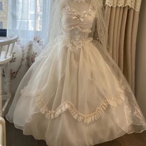 Just found this amazing item on AliExpress. Check it out! $21.55 35％ Off | Japan Sweet Lolita Princess Party Wedding Dresses Women Victorian Vintage Jsk Dress Girl Gothic Flower Elegant Trailing Dresses Fairytail Wedding, Extravagant Dresses, Fancy Dress Code, Patchwork Fashion, Wedding Dresses With Flowers, Fashion Design Dress, Dress Women Elegant, Camisole Dress, Princess Wedding Dresses