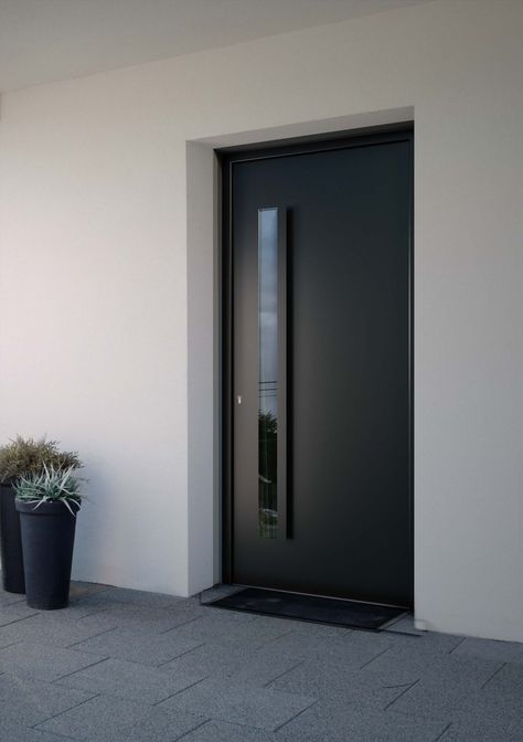 Aluminium Entrance Door, Sunmica Door Designs, Deco 2023, Aluminium Door Design, Pintu Interior, Porte In Ferro, House Main Door, Modern Entrance Door, Modern Exterior Doors