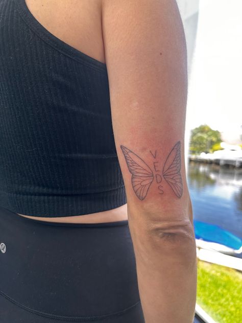 Vascular Ehlers Danlos Syndrome Butterfly Tattoo, fine line tattoo Ehlers Danlos Syndrome Tattoo, Vascular Ehlers Danlos Syndrome, Ehlers Danlos, Ehlers Danlos Syndrome, Butterfly Tattoo, Tatting, Tattoos