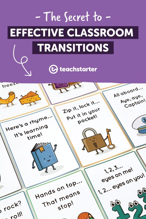 3 Secrets to Effective Classroom Transitions | Teach Starter Teacher Organisation, Transition Songs, Intervention Classroom, Behavior Management Strategies, Effective Classroom Management, Classroom Expectations, Preschool Lesson Plan, Behaviour Management, Classroom Management Strategies