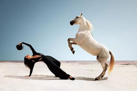 Kendall Jenner's Latest Stella McCartney Campaign Is Horse-Girl Fashion at Its Finest Sebastian Kim, Harley Weir, Horse Blankets, Karlie Kloss, White Horse, Winter 2023, Horse Girl, Hailey Bieber, Ad Campaign