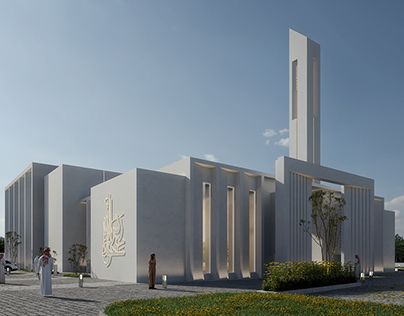 Morocco Architecture Modern, Contemporary Mosque Design, Fayoum Architecture, Masjid Interior Design Modern, Mosque Exterior Design, Modern Mosque Design, Modern Masjid, Modern Islamic Architecture, Mosque Modern