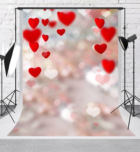 Love Heart Background, Kosmetyki Mary Kay, Birthday Photo Background, Glitter Backdrop, Baby Shower Background, Glitter Photography, Photography Studio Background, Red Love Heart, Heart Photography