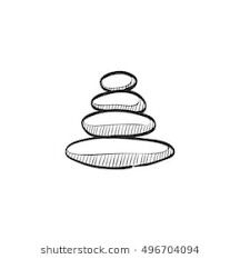 Rock Cairn Tattoo, Rocks Tattoo Stone, Rock Tattoo Nature, Pebble Tattoo, Cairn Tattoo, Gemstone Drawing, Yg Logo, Rock Cairn, Stone Tattoo