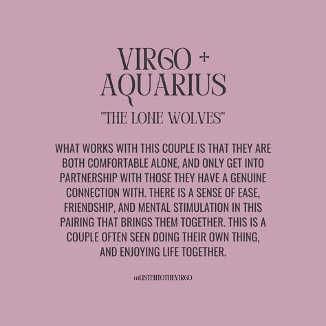 Virgo Love Compatibility + What Works 💞 #Listentothevirgo Virgo And Aquarius Compatibility, Virgo Love Compatibility, Virgo Relationships, Virgo Compatibility, Aquarius Compatibility, Aquarius Aesthetic, Virgo Traits, Virgo Love, Virgo Quotes