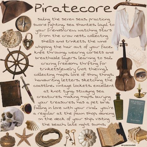 Pirate Book Aesthetic, Sea Academia Aesthetic, Pirate Athstetic, Dnd Pirate Aesthetic, Modern Day Pirate Aesthetic, Piratecore Wallpaper, Piratecore Room, Pastel Pirate Aesthetic, Pirate Moodboard Aesthetic