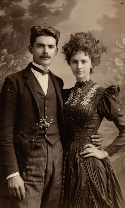 Bella Epoque, Victorian People, Victorian Photography, Ziegfeld Girls, Victorian Couple, Frozen Charlotte, Vintage Couples, Victorian Photos, Old Photography