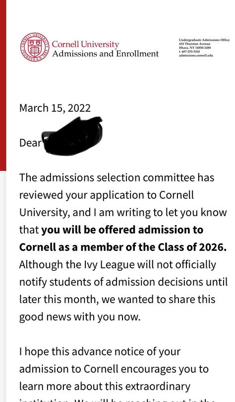 Cornell University Acceptance Letter, Cornell Acceptance Letter, Ivy League Acceptance Letter, Cornell Acceptance, Cornell University Campus, College Acceptance Letter Aesthetic, Graduate School Acceptance, Accepted To College Aesthetic, Grad School Acceptance