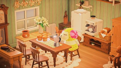 Willow acnh HPP Home For A Coffee Lover Acnh, Animal Crossing Coffee, Drinking Tea, Vanity Mirror, Animal Crossing, Coffee Lover, Table Decorations, Animals, Furniture