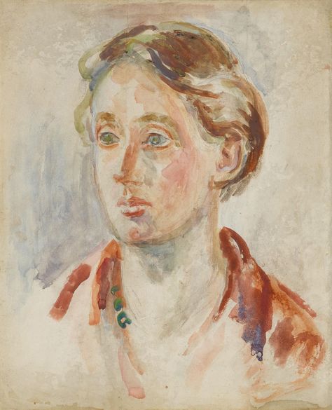 Sold at Auction: Vanessa Bell, Portrait of Virginia Woolf Vanessa Bell, Bloomsbury Group, Bell Art, Murals Street Art, Commercial Art, Pencil On Paper, Botanical Beauty, Virginia Woolf, Op Art