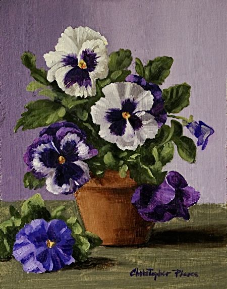 Pansies Painting, Purple Pansies, Easy Landscape Paintings, Acrylic Painting Flowers, Flower Painting Canvas, Diy Watercolor Painting, Portrait Paintings, Watercolor Flower Art, Flower Art Images