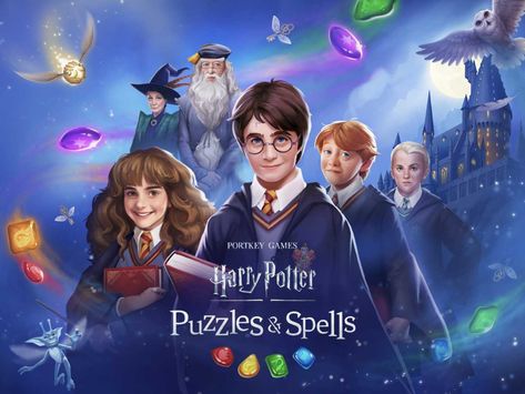 Portkey Games reveals new trailer for Harry Potter: Puzzles & Spells | Wizarding World Harry Potter Puzzles, Quiz Harry Potter, Harry Potter Puzzle, Newt Scamander, Free Quiz, Diagon Alley, Lord Voldemort, Harry Potter Films, Match 3