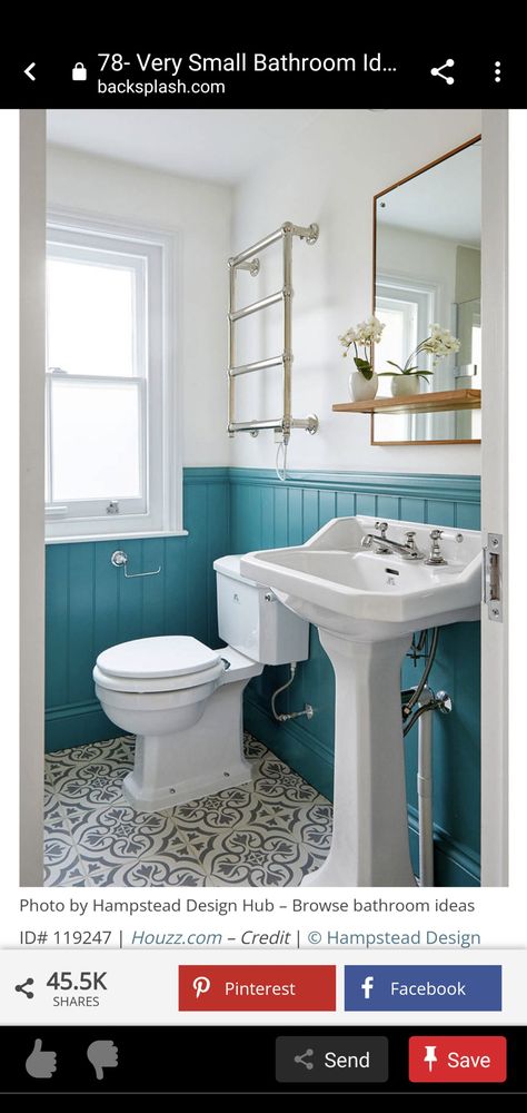 Torquise Bathroom Ideas, Teal Bathroom Walls, Bathroom Blue Decor, Princess Apartment, Apartment Bathrooms, Blue Bathroom Ideas, Bathroom Decor Blue, Bathroom Revamp, Apartment Remodel