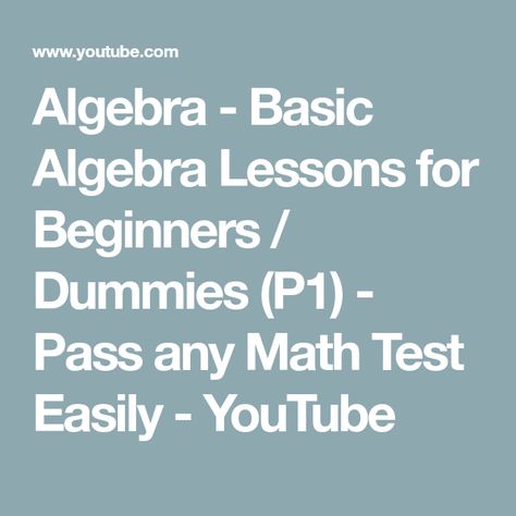 Algebra For Dummies, Algebra For Beginners, Algebra Basics, Maths Algebra Formulas, Anchor Charts Math, Algebra Notes, Substitute Teacher Ideas, Algebra Formulas, Basic Algebra