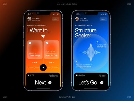 Quiz Ui Design, Profile Ui Design, Best App Design, Profile Ui, Application Ui Design, Profile App, Ui Ux 디자인, Mobile Ux, Ux App Design