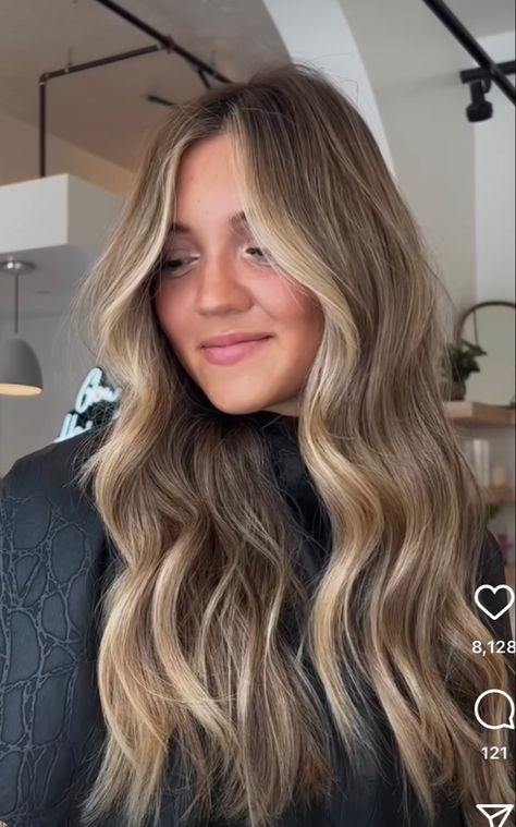 Bright Money Piece, Money Piece, Long Blonde, Hair Color Ideas, Brown Hair, Balayage, Blonde Hair, Highlights, Hair Color