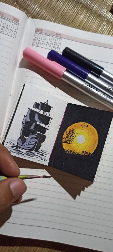 Use -Doms color brush pen and water color paper . Ins -@sumansing8016 Doms Pastel Brush Pen Drawing, Doms Brush Pen Art, Brush Pen Drawing Ideas, Brush Pen Drawing, Tiny Watercolor, Pen Journal, Brush Pen Art, Watercolor Art Diy, Color Brush