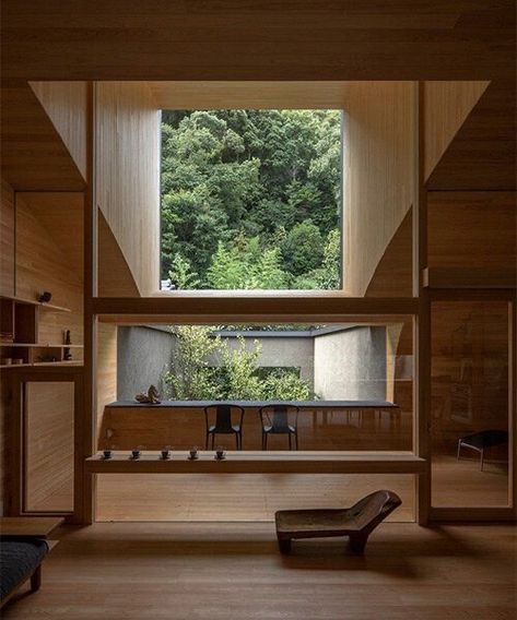 Japanese Window Design, Japan Architecture House, Kyoto House, Japan Interior, Australia House, Interior Simple, Japanese Interiors, Weekend House, Model House Plan