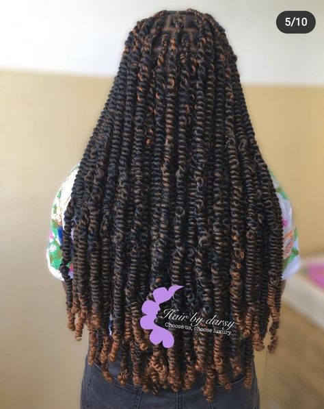 Spring Twist Braids Long, Medium Passion Twists Hairstyle Long, Passion Twists Hairstyle Long, Long Twist Braids, 2023 Hairstyles, Twists Hairstyles, Afro Twist, Natural Hair Stylists, Big Box Braids Hairstyles