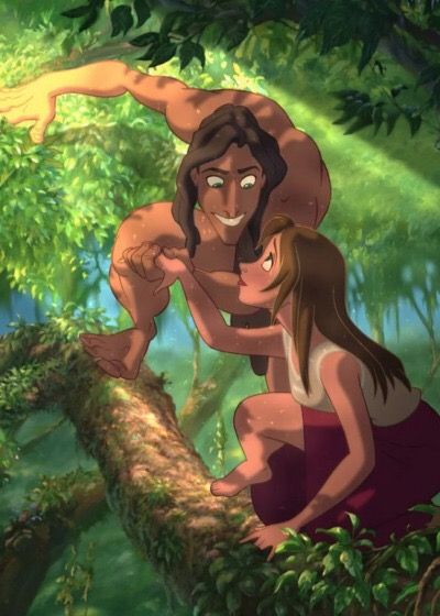 Tarzan and Jane Wayne Knight, Disney Amor, Tarzan Disney, Tarzan And Jane, Jane Porter, Animation Disney, Tony Goldwyn, Images Disney, The Jungle Book