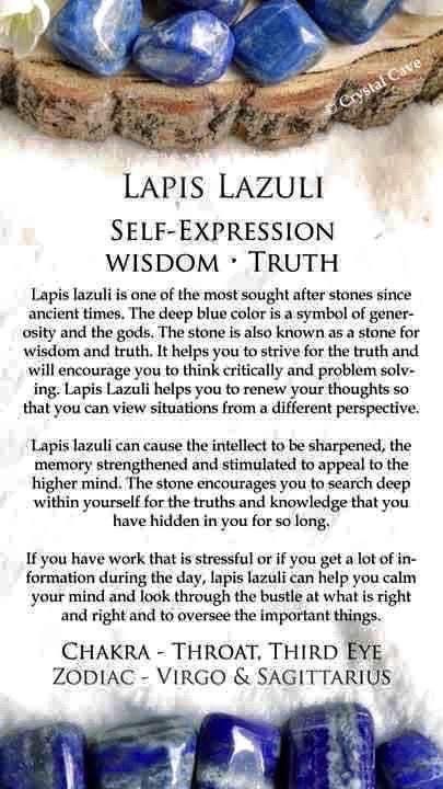 Lapis Lazuli Crystal Meaning, September Love, Crystals Healing Grids, Crystal Healing Chart, Moldavite Ring, Healing Gemstones, Magic Stones, Lapis Lazuli Crystal, Crystal Cave