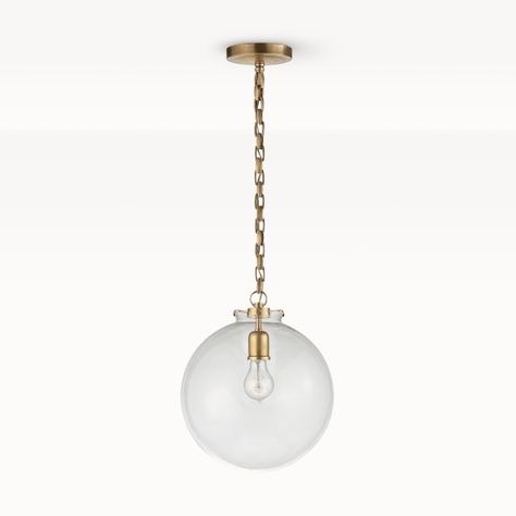 Pendant Lighting | Luxury Pendant Lights | Williams Sonoma Glass Pendant Lighting Kitchen, Hanging Lantern Lights, Glass Globe Pendant Light, Drum Pendant Lighting, Globe Pendant Light, Brass Pendant Light, Globe Pendant, Hanging Lanterns, Glass Pendant Light