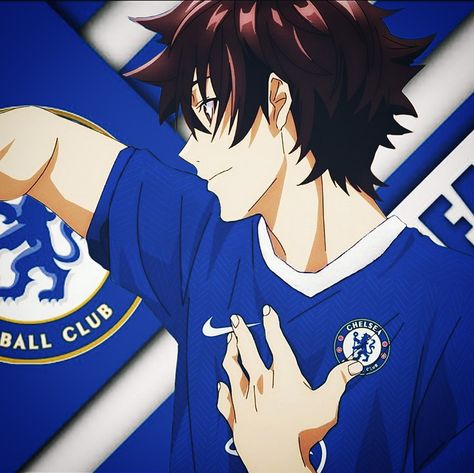 #Animes #Football #Blues Yuuya Tenjou, Chelsea Football Club Wallpapers, Chelsea Football Team, Easy Love Drawings, Football Images, Chelsea Football Club, Small Drawings, Dont Touch My Phone Wallpapers, Chelsea Football