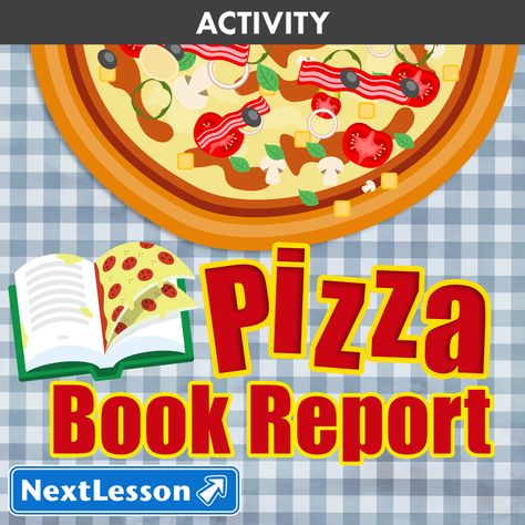 Pizza Book Report Pizza Book Report Project, Pizza Box Book Report Ideas, Pizza Box Book Report, Book Report Rubric, Creative Book Report, Book Report Projects, Kids Book Club, Restaurant Themes, Shape Books