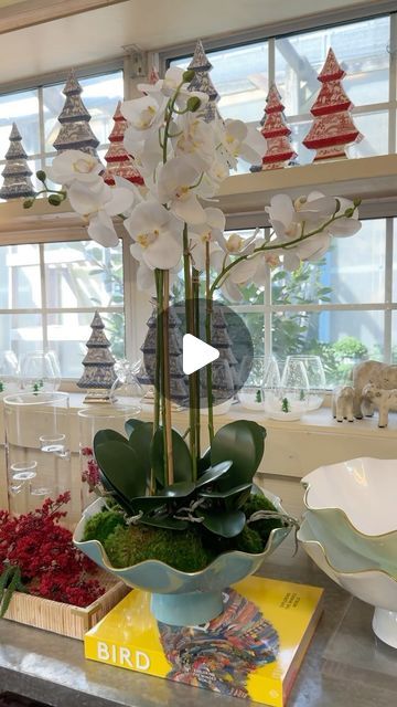 Patricia Hunt | Our popular artificial orchids are back in stock! These are always a big hit!! Here are a few ideas on arranging them for your home. These... | Instagram Orchids Arrangements Ideas, Faux Orchid Arrangements, Orchids Arrangements, Orchid Flower Arrangements, Orchid Centerpieces, Artificial Orchids, Orchid Arrangements, Orchid Flower, Back In Stock