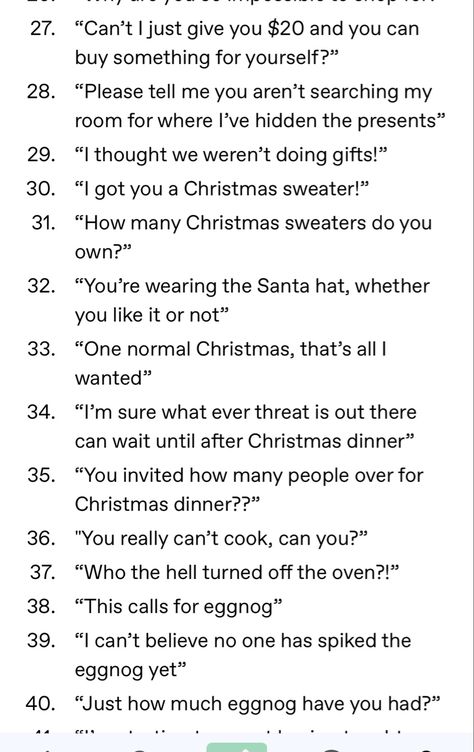 Christmas Story Writing Prompts, Christmas Writing Prompts Story Starters, Christmas Prompts Writing, Christmas Story Prompts, Instead Of Said, Christmas Prompts, Fanfic Prompts, Inspo For Writing, Poem Writing Prompts