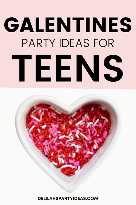 Hosting a Galentine's Day Party for your teens? We have some great tips and ideas for you to help have a smooth party Galentine Brunch, Mini Valentine Cakes, Young Women Activity Ideas, Valentines Theme Party, Galentines Party Ideas, February Valentines Day, Valentines Day Crafts For Preschoolers, Valentines Party Food, Valentines Movies