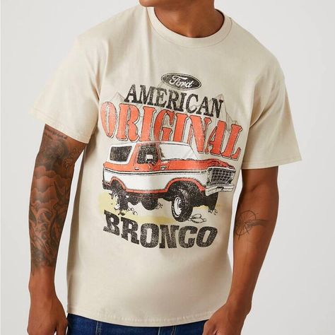 New W Tags Size Medium In Men’s But Could Be Unisex Taupe 100% Cotton Purchased From Forever 21 Ford Suv, T Shirt Design Template, Ford Bronco, Design Template, Shirt Design, Forever 21, Suv, Tee Shirts, Tshirt Designs