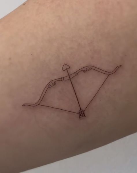 Taylor Swift Tattoo Fine Line, The Archer Tattoo Taylor Swift, The Archer Tattoo, Archer Tattoo, Pilot Tattoo, Taylor Swift Tattoo, Cute Tiny Tattoos, Tattoo Project, The Archer