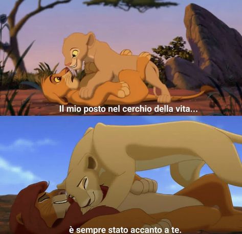 Il Re Leone, Simba And Nala, Disney Gif, Film Disney, Disney Lion King, Disney Photos, Bff Quotes, The Lion King, Disney Films