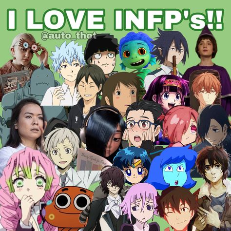 Personality Types As Characters, Types Of Infps, Mbti Personality Infp, Infp Personality Characters, Mbti Personality Characters, Infp People, Infp Characters Anime, Personality Types Characters, Infp Personality Aesthetic