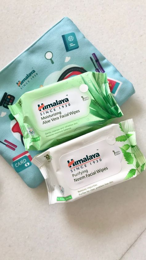 Himalaya Baby Products, Himalaya Products, Himalaya Skin Care Products, Wet Wipes, Best Face Wipes, Aloe Vera Facial, Natural Face Skin Care, Facial Wipes, Makeup Help