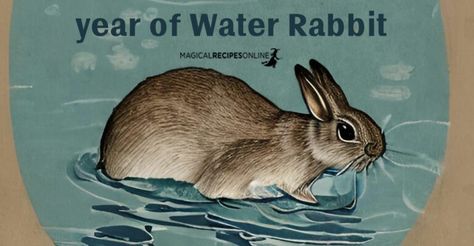 Year of the Water Rabbit 2023 - Chinese Astrology Predictions - Magical Recipes Online Water Rabbit Chinese Zodiac, Shadow Element, Magical Recipes, Water Rabbit, Zeus Jupiter, Native American Zodiac, Day Of Birth, Magical Tree, How To Wear Rings