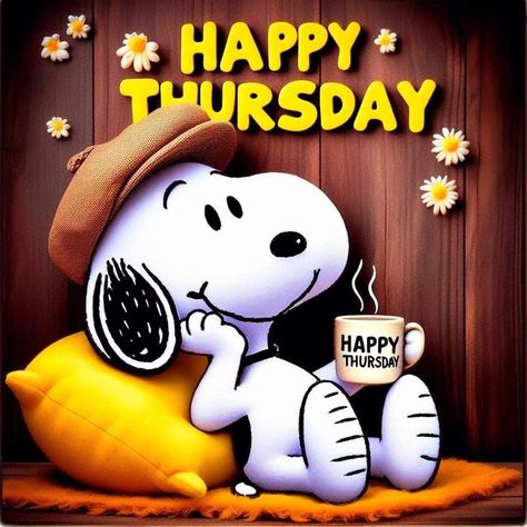 Thursday Morning Images, Funny Thursday Quotes, Happy Morning Images, Happy Thursday Images, Cute Picture Quotes, Good Morning Snoopy, Good Morning Happy Thursday, Happy Thursday Quotes, Good Morning Thursday