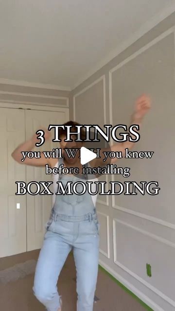 Flexible Moulding Trim, Box Molding Bedroom, Box Moulding Bedroom, Moulding Around Tv, Hallway Woodwork, Box Moulding Wall, Box Trim On Wall, Mouldings And Trim Ideas, Bedroom Moulding